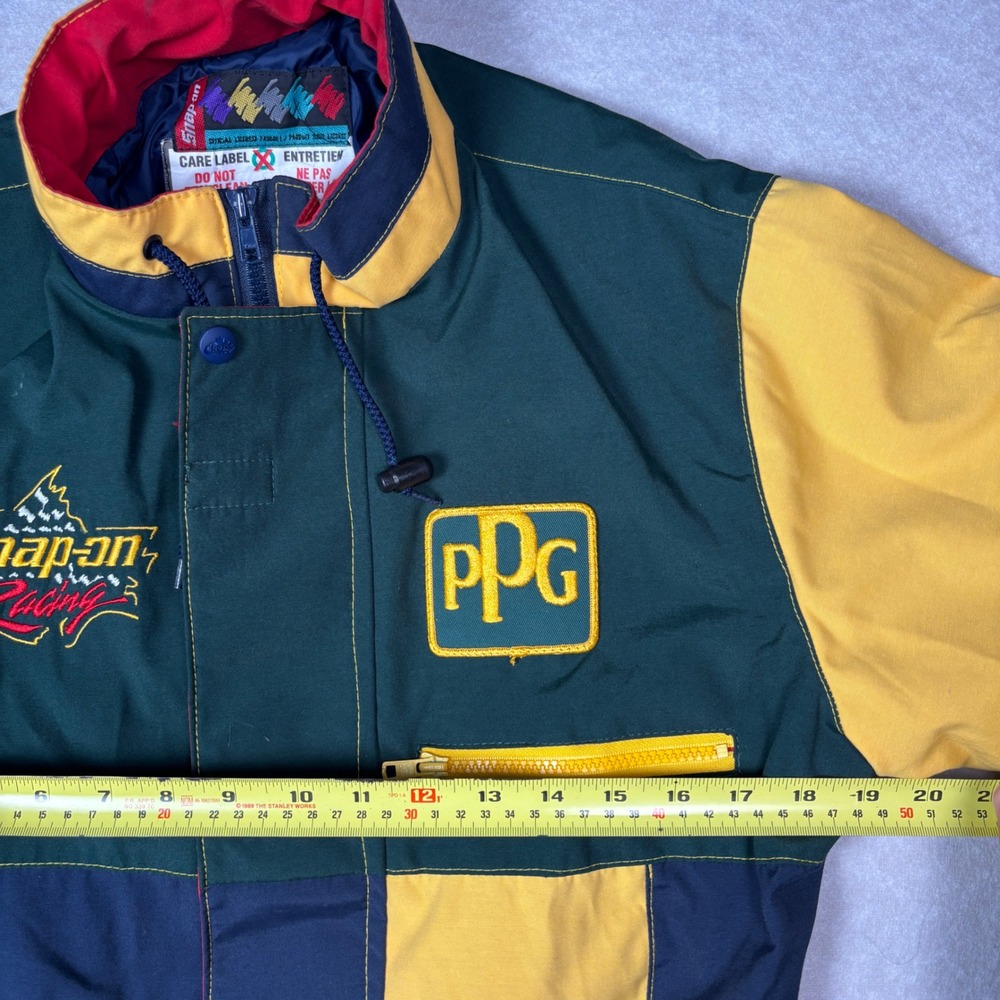 Multicolor Snap-on Racing Jacket – Size 14-16 - Picture 5 of 6